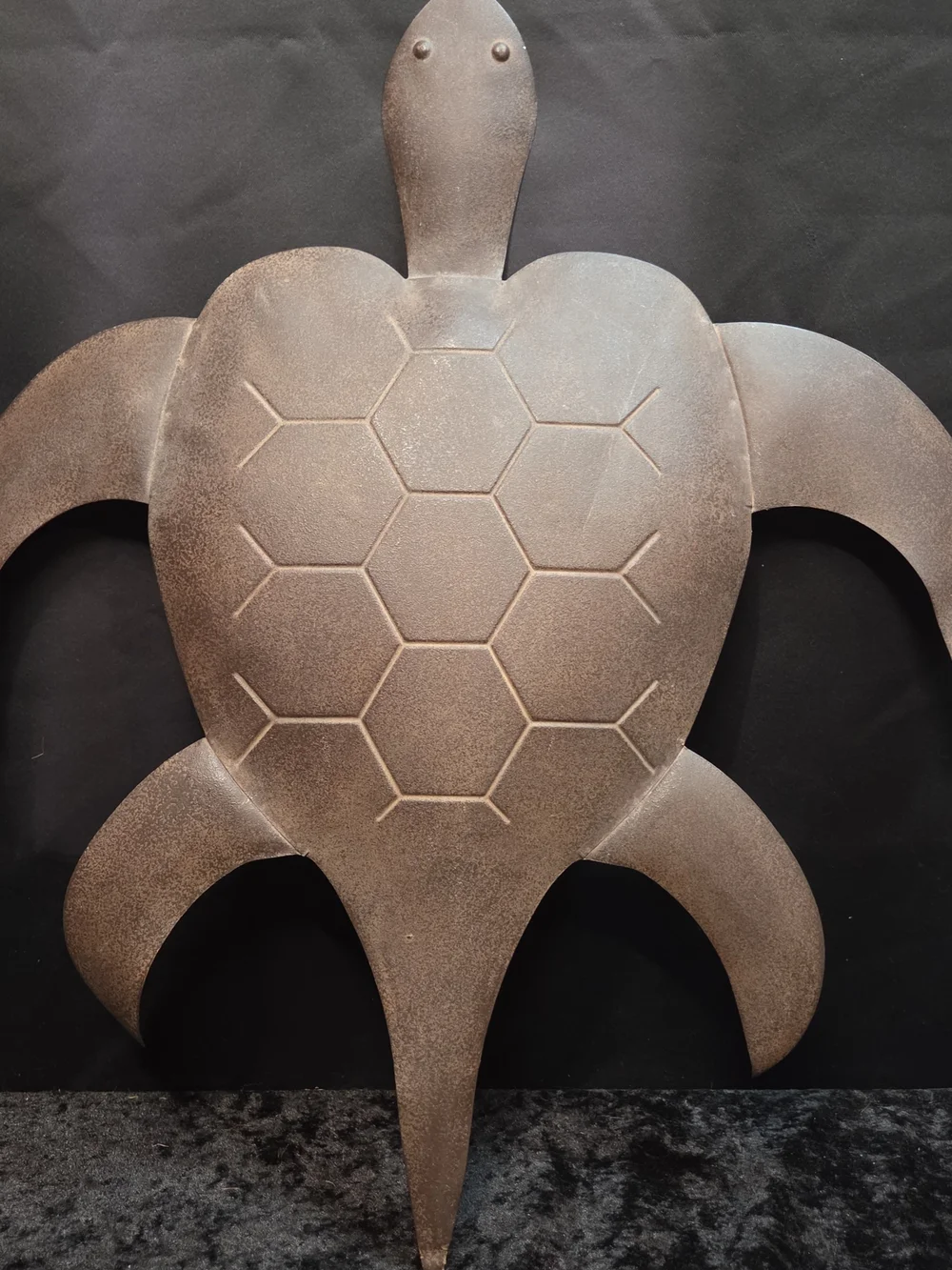 Pier 1 Rustic Brown Metal Sea Turtle Wall Décor